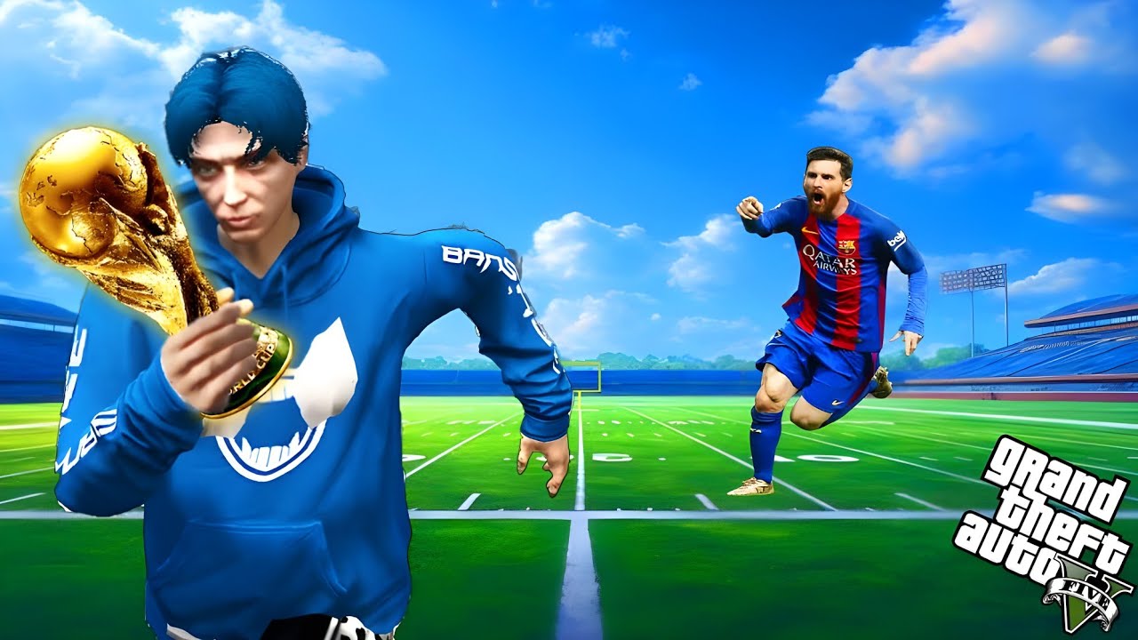 ကျနော် Messiရဲ့ ကမ္ဘာ့ဖလားကိုခိုးခဲ့တယ်/  I Stole Messi World Cup in GTA V