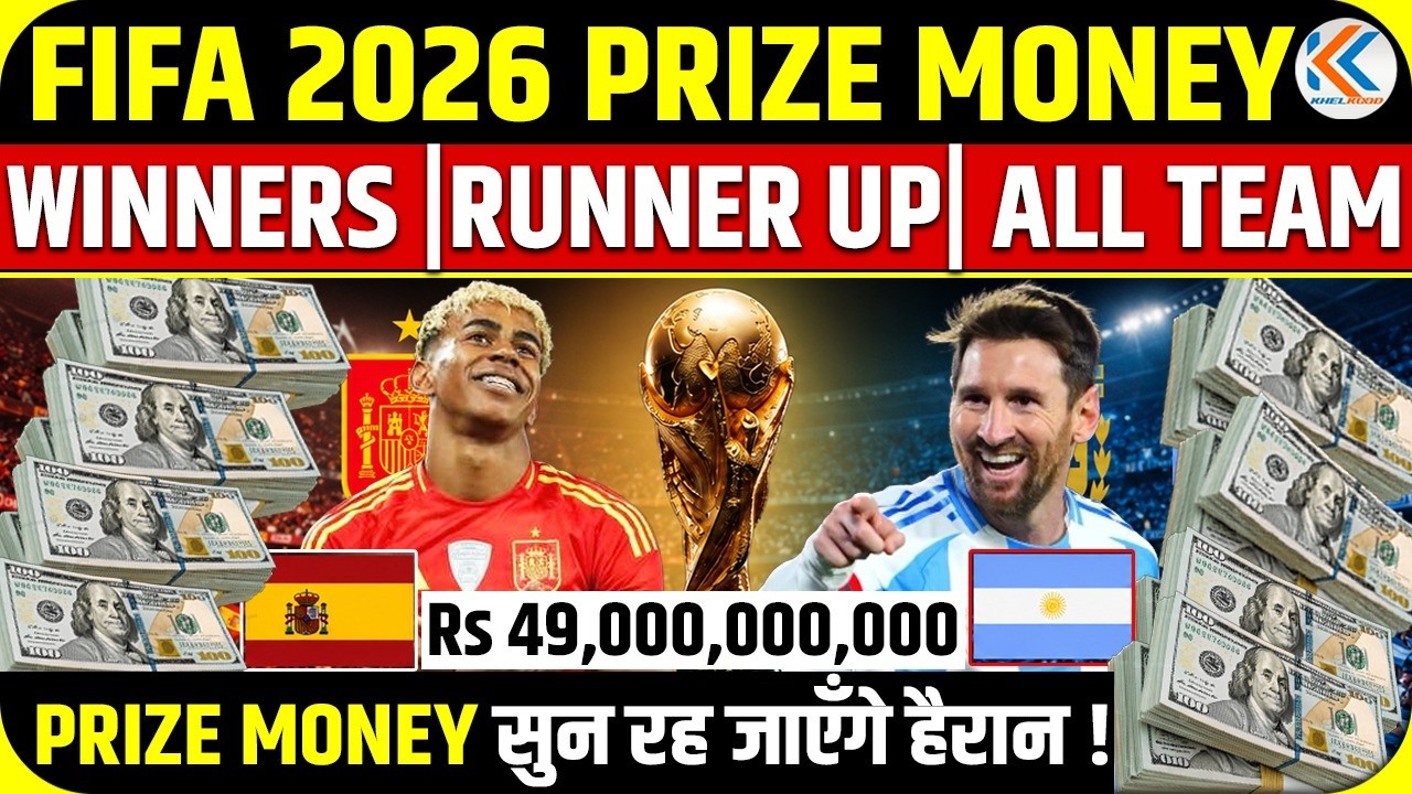 FIFA WC 2026 PRIZE MONEY | FIFA FINAL WINNER PRIZE MONEY | FIFA RUNNER UP PRIZE MONEY
