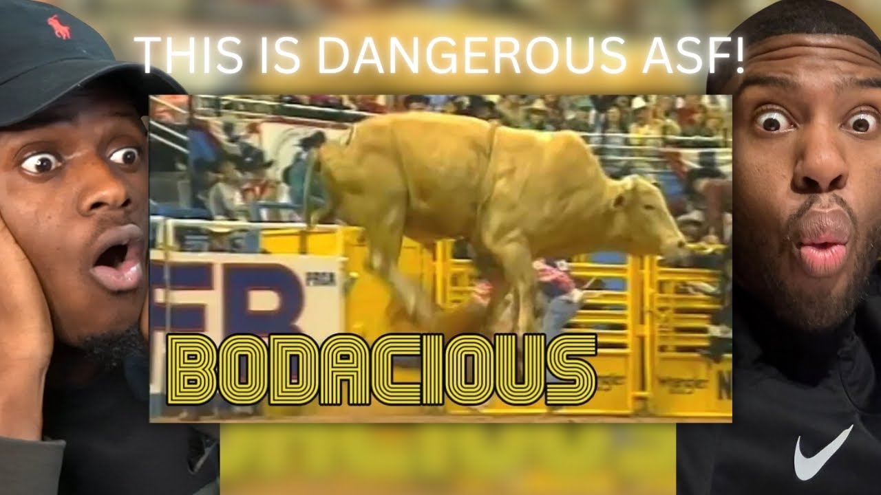 🇬🇧BRITS SHOCKED BY - World's Most Dangerous Rodeo Bull- Bodacious!!