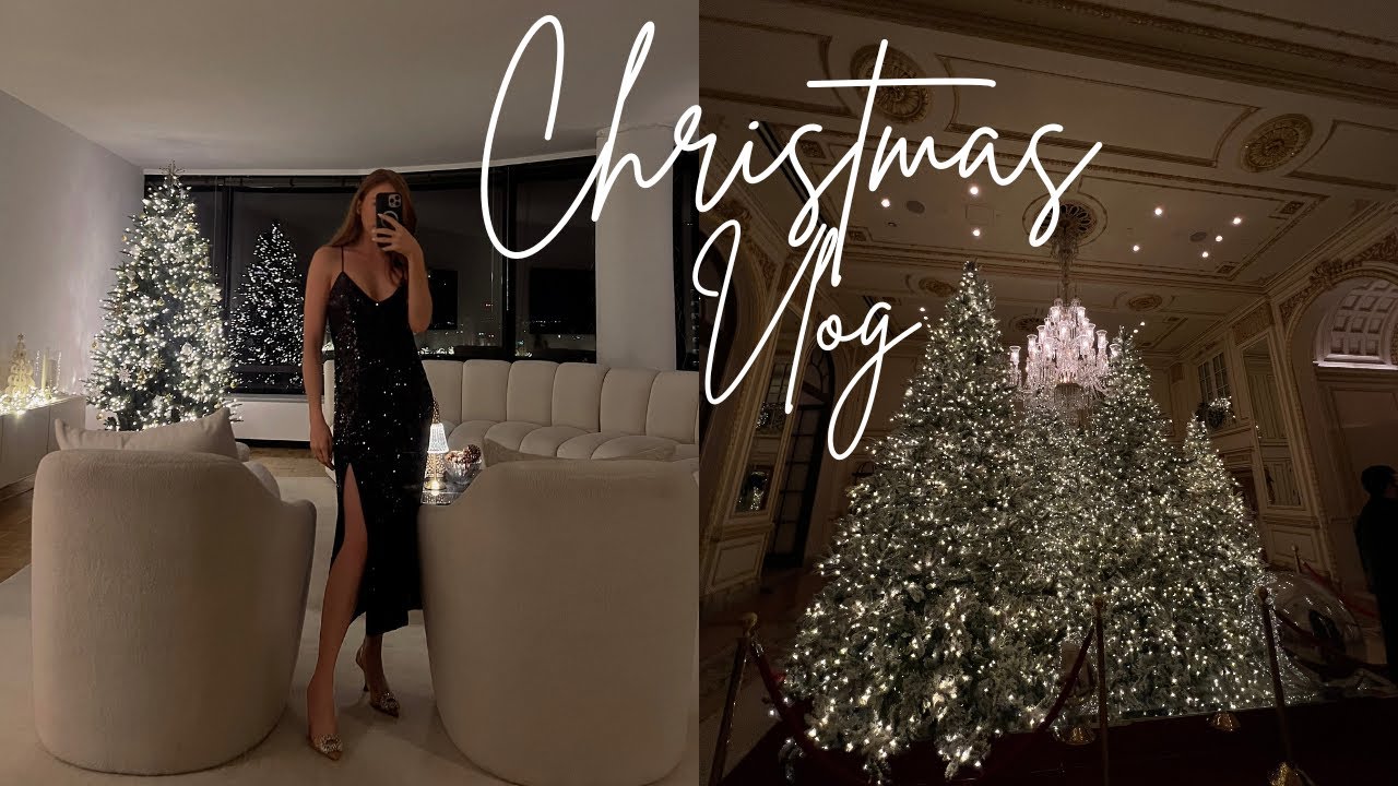CHRISTMAS 2022 VLOG! Our plans this year + NYC Christmas Apartment Tour