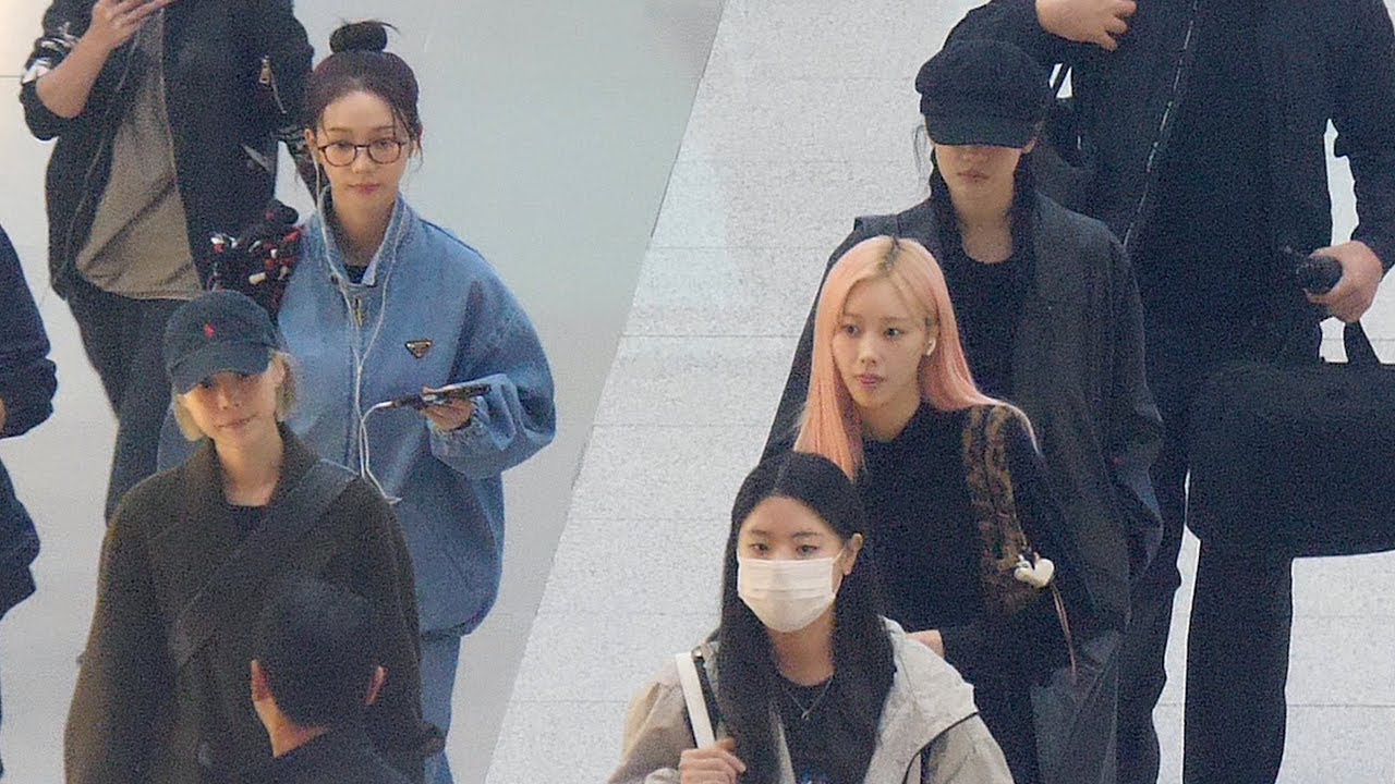 에스파 자카르타 출국 aespa Airport Departure｜인천공항 241108