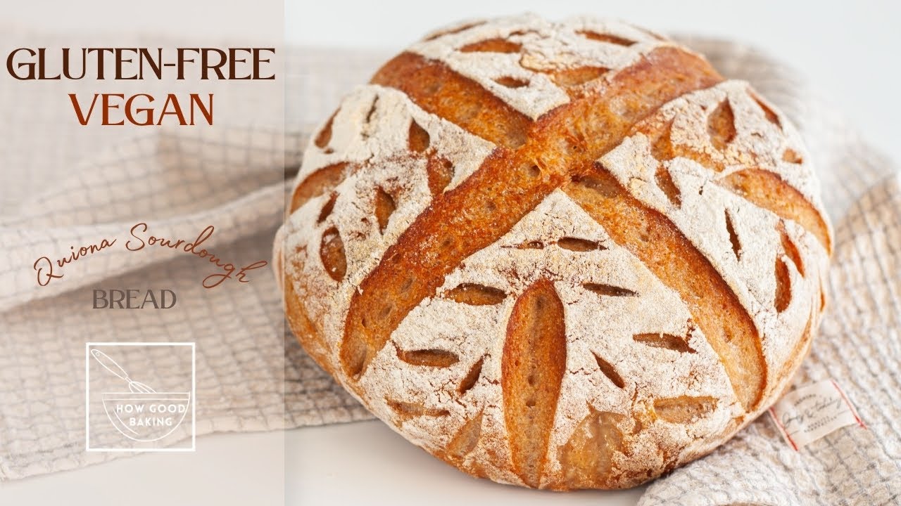 GLUTEN FREE Sourdough Quinoa Bread | Vegan Gluten free Artisan Sourdough Bread