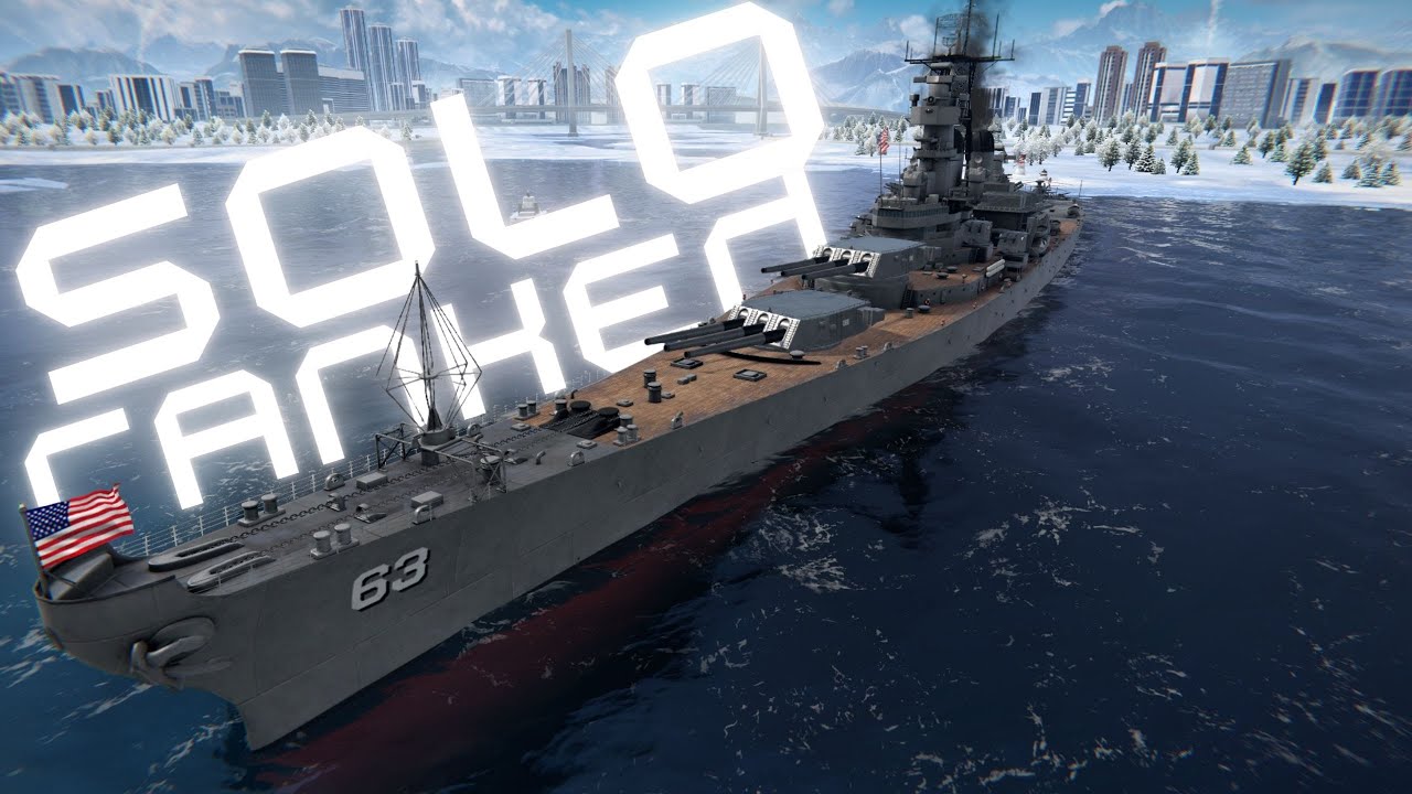 USS Missouri - Solo Ranked Gameplay - Modern Warships