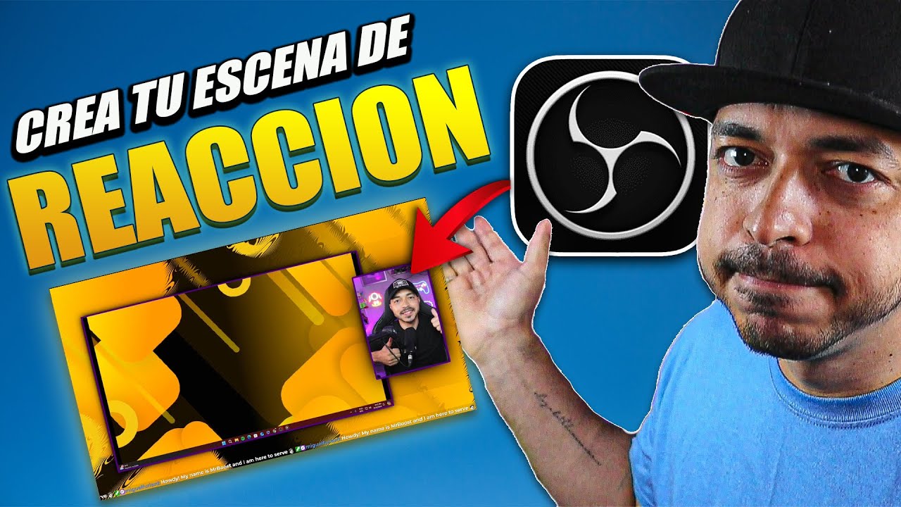 TUTORIAL COMPLETO: Escena de Reacción MINIMALISTA en OBS
