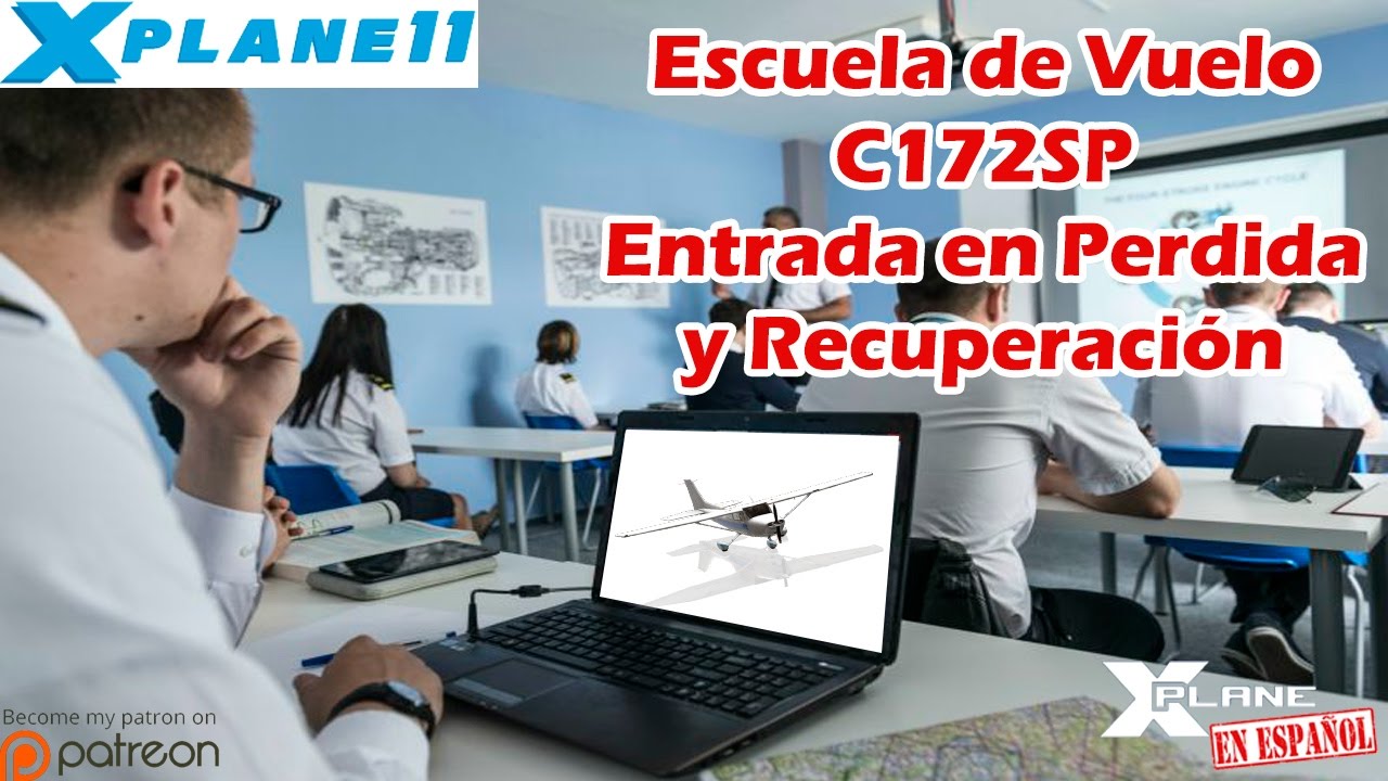 X-Plane Español - Escuela de Vuelo - Entrada en Perdida y Recuperación