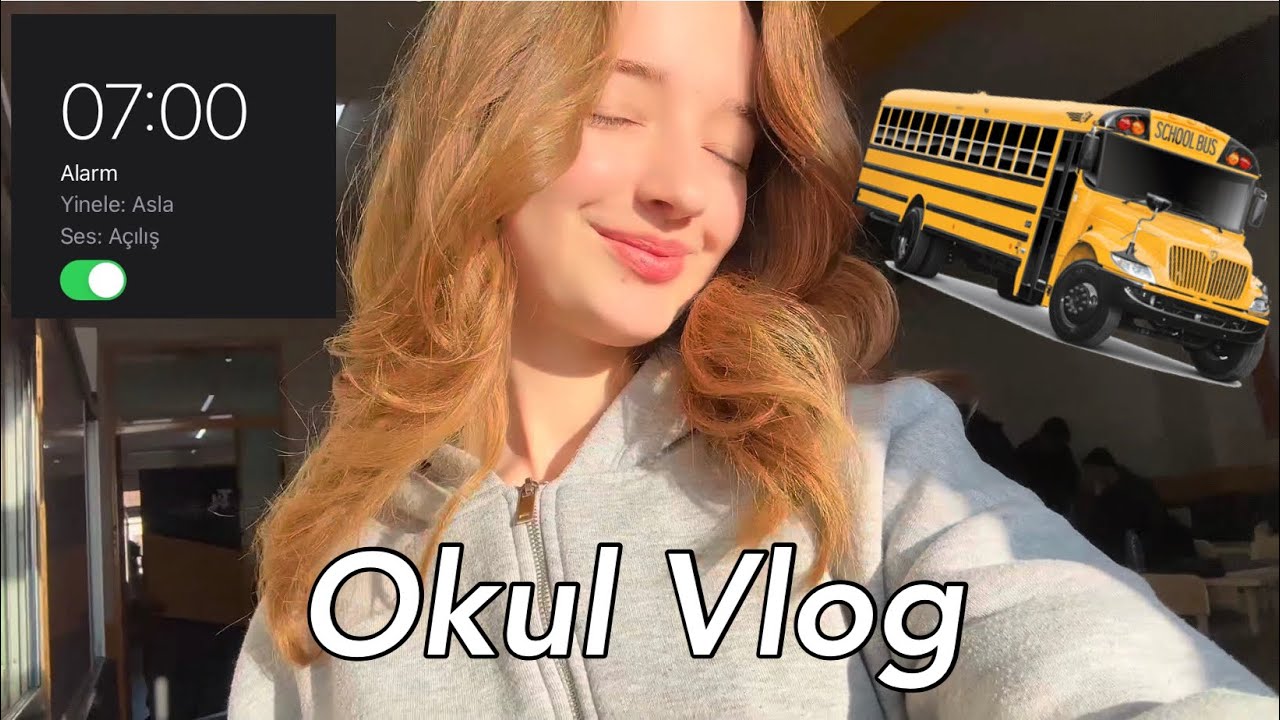 OKUL VLOG LİSE🚌Ecre Ay