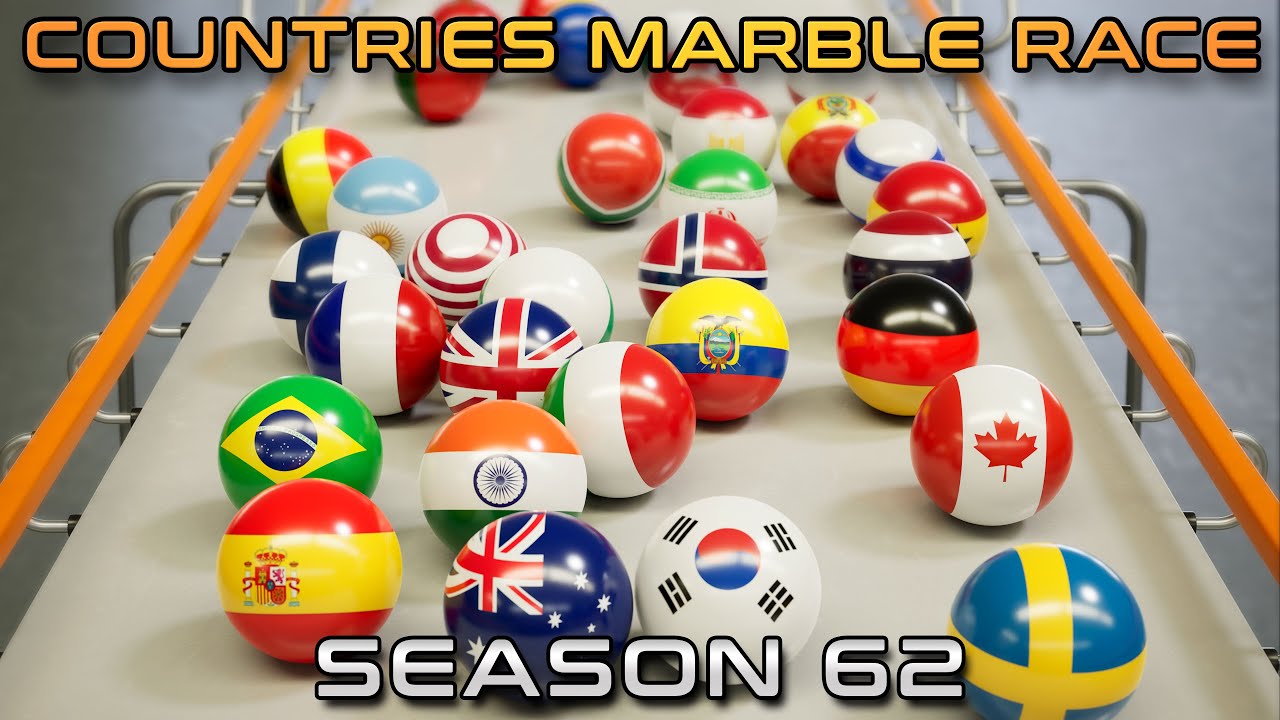 🏁 MARBLE RACE – SEASON 62 | CHAMPIONSHIP WITH 80 COUNTRIES 🌍