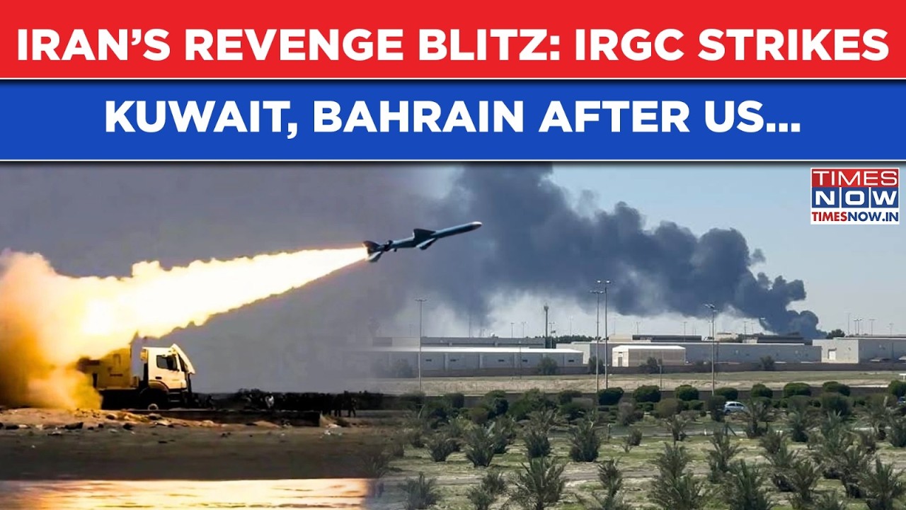 Iran&rsquo;s Revenge Blitz: IRGC Missiles Strike Kuwait, Bahrain As US Hits Targets After Hormuz Attack