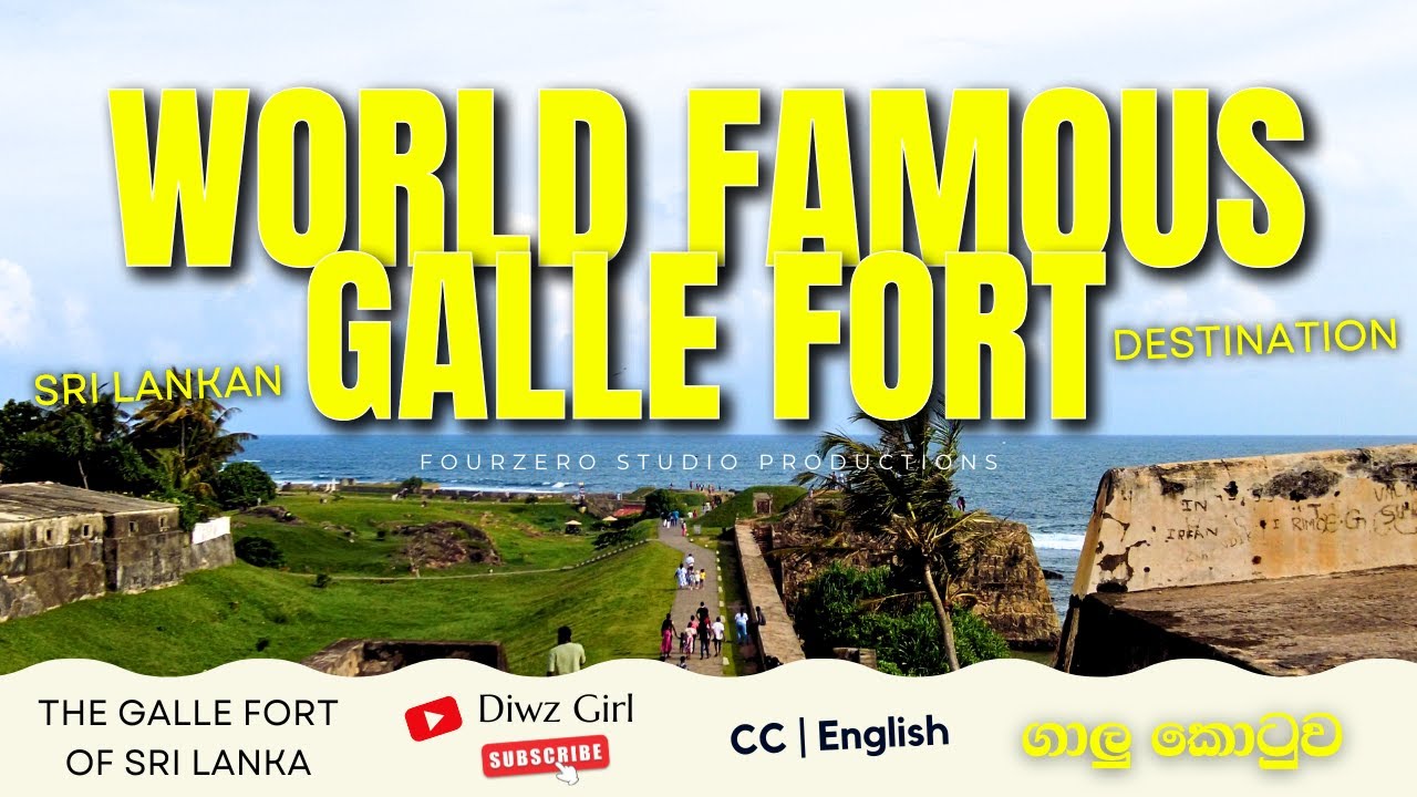 Galle fort | Galle travel Places | Sri Lankan travel | ගාලු කොටුව vlog | Tourism place | Diwz Fam
