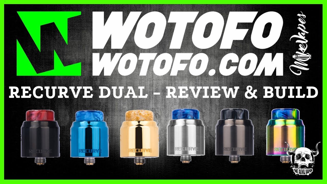 WOTOFO & MIKE VAPES Recurve Dual RDA Review & Build - Ultimate Flavour Machine!