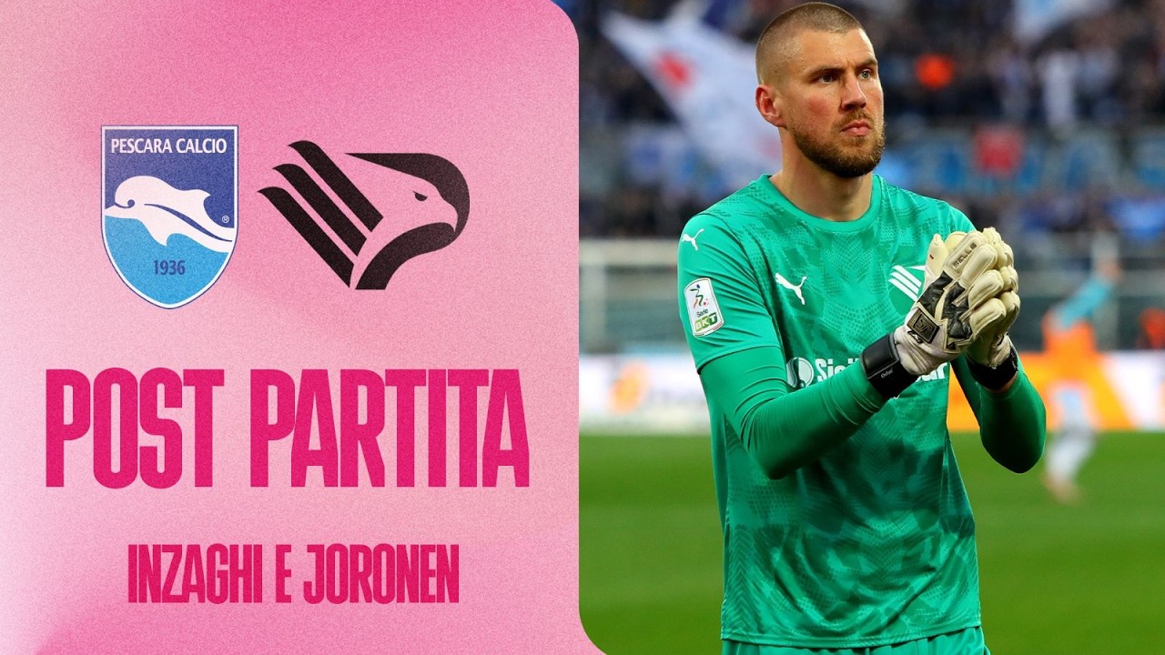 Pescara-Palermo🎙️Inzaghi e Joronen nel post partita