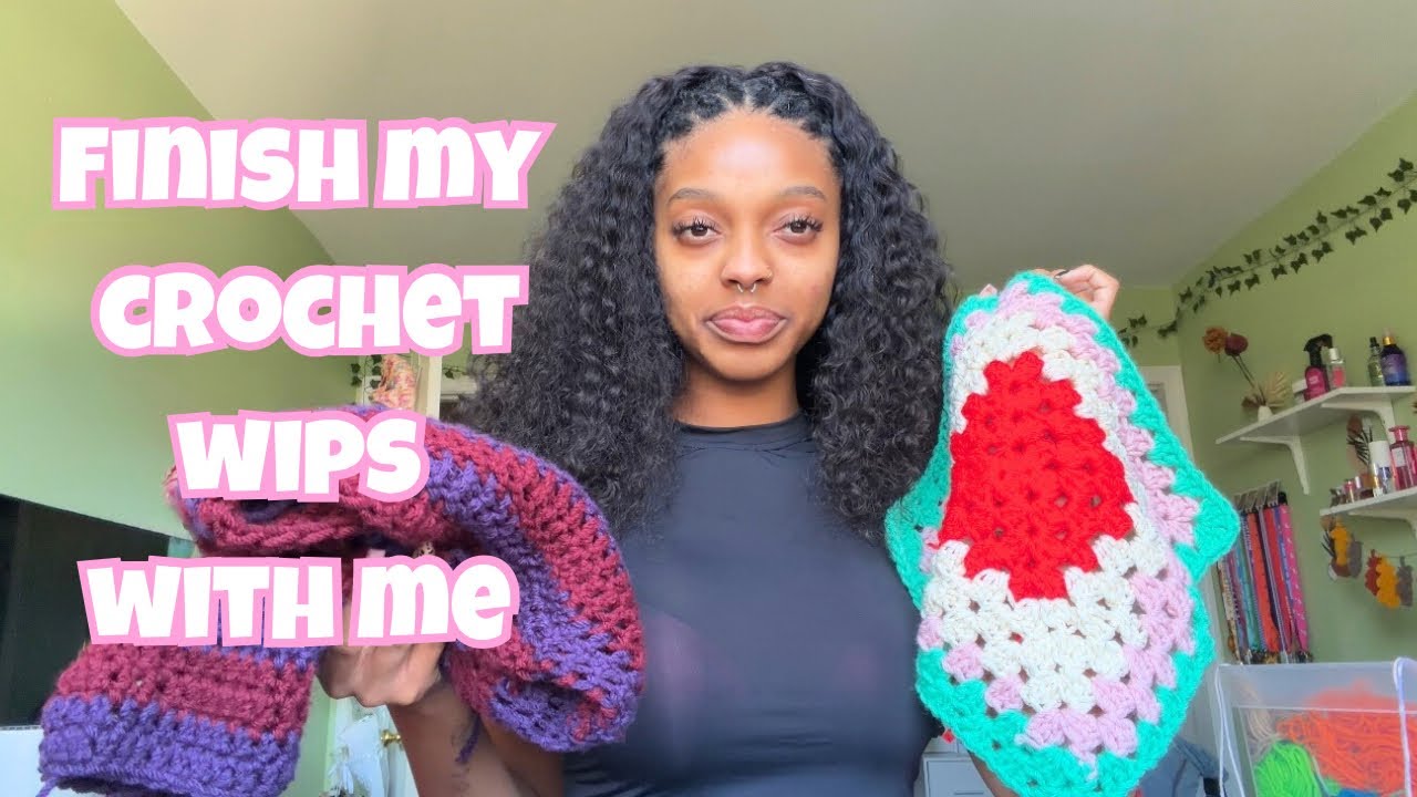 Заканчиваю свои незавершенные проекты по вязанию крючком #crochetwip #crochet | raymadethat 🍓