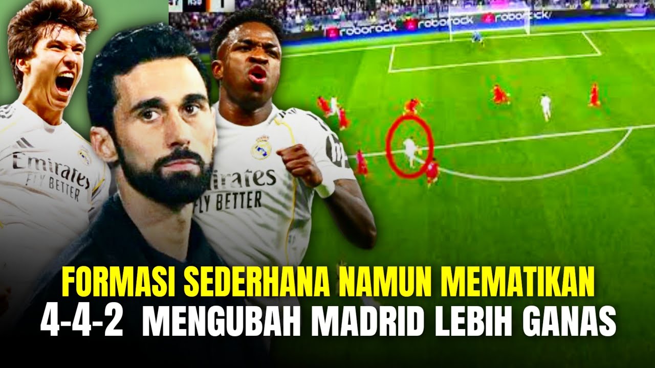 Formasi 4-4-2 yang Hadirkan Kestabilan bagi Real Madrid: Alvaro Arbeloa Mulai Terlihat Menjanjikan?