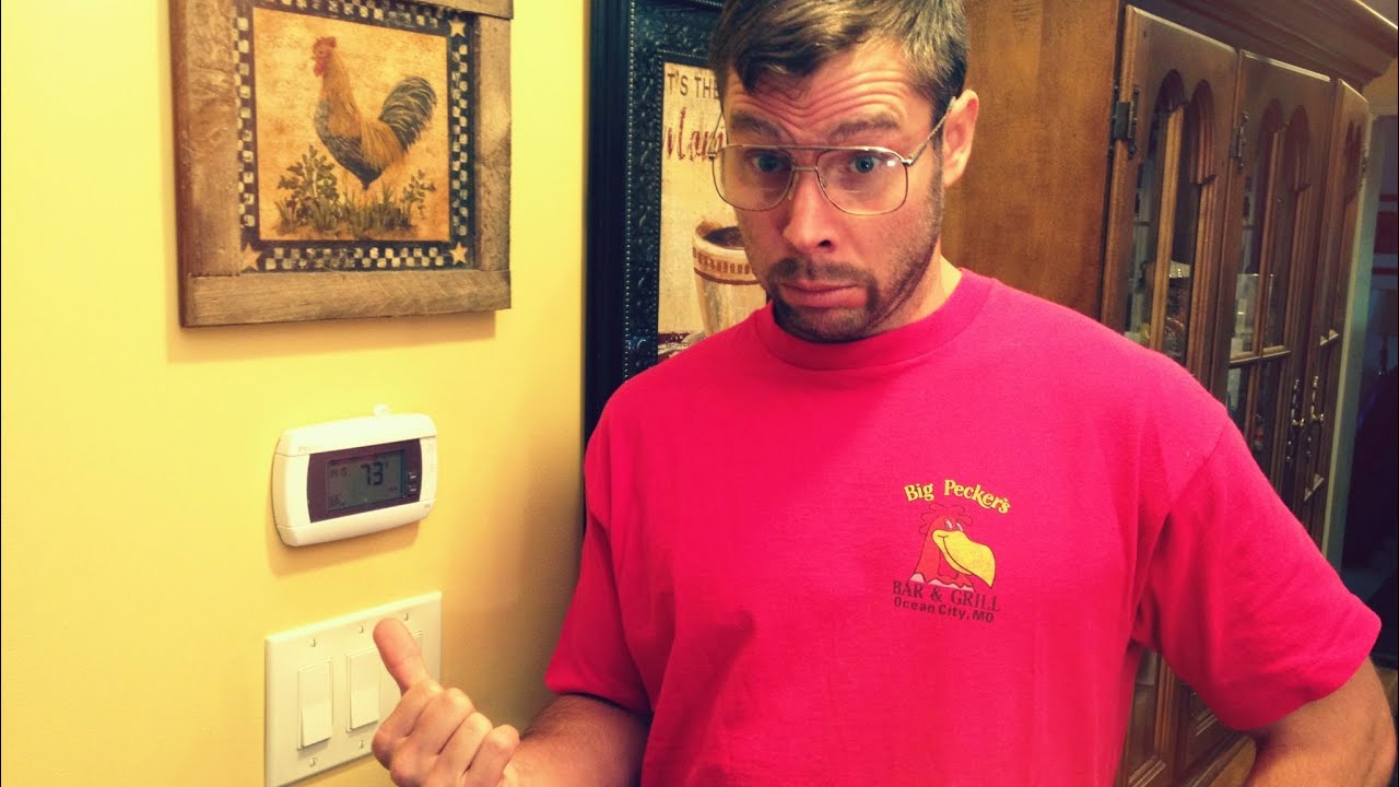 DAD VS. THE THERMOSTAT