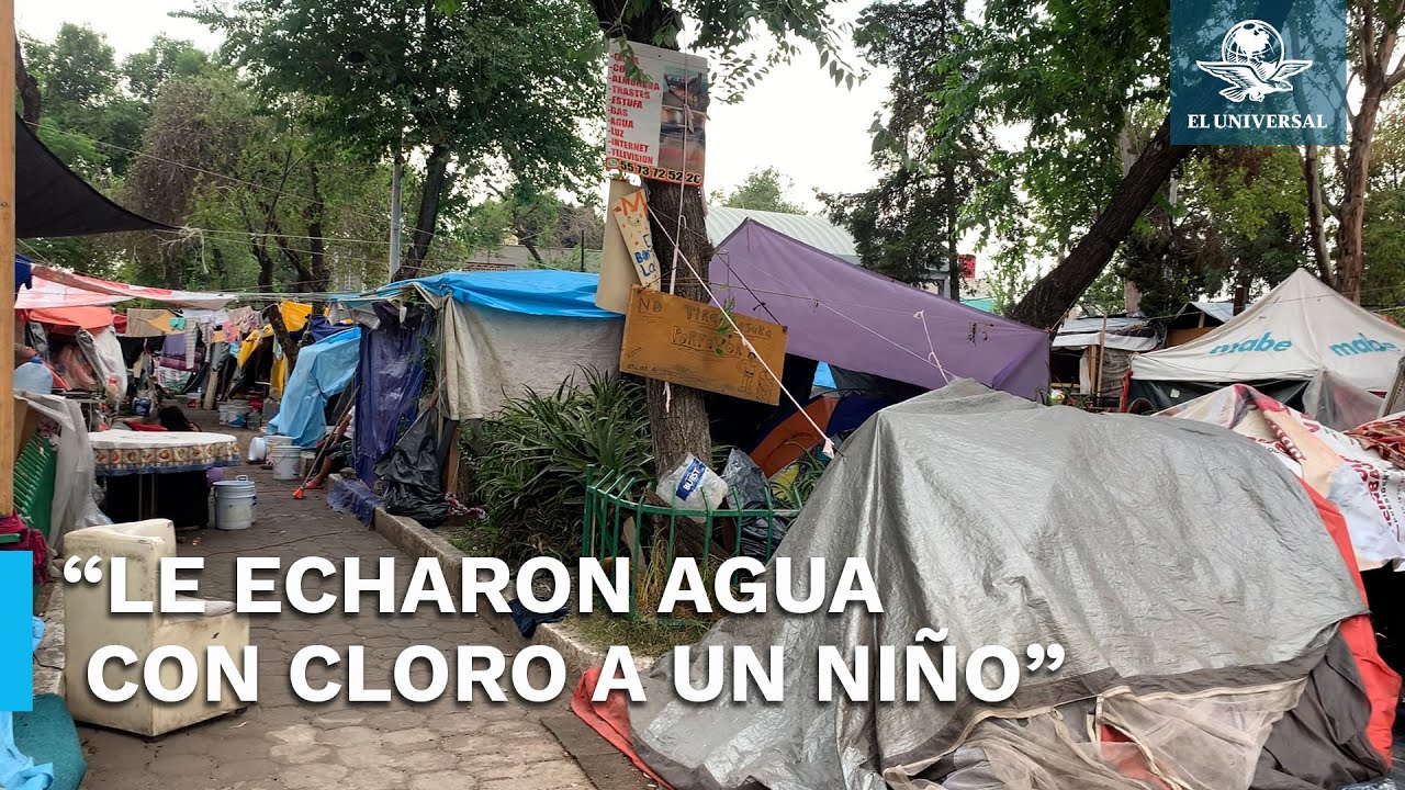 Por ampliación de campamento migrante, vecinos toman medidas