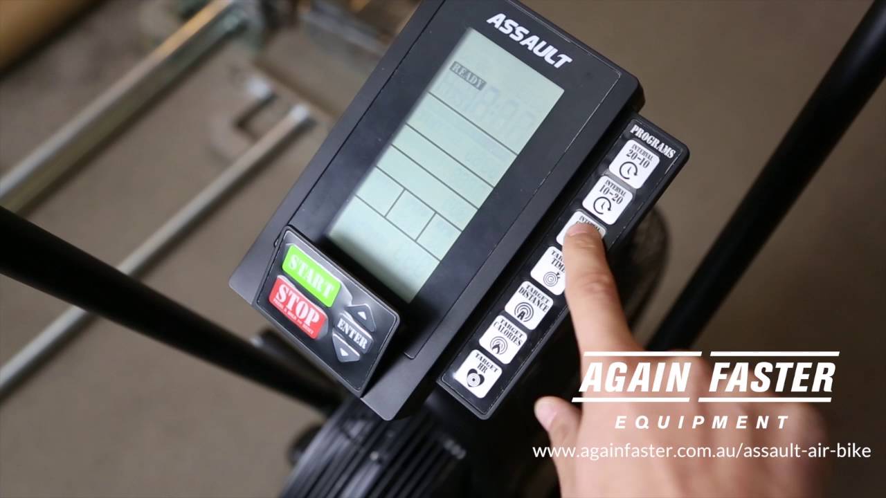 Assault Air Bike - How to use the monitor.