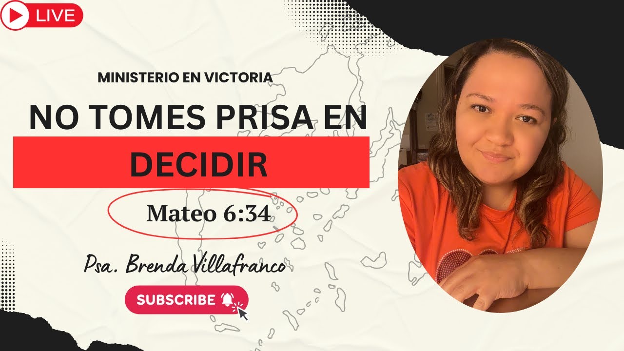 NO TOMES PRISA EN DECIDIR. Mateo 6:34 RV60. #jesus  #viralvideos  #preaching