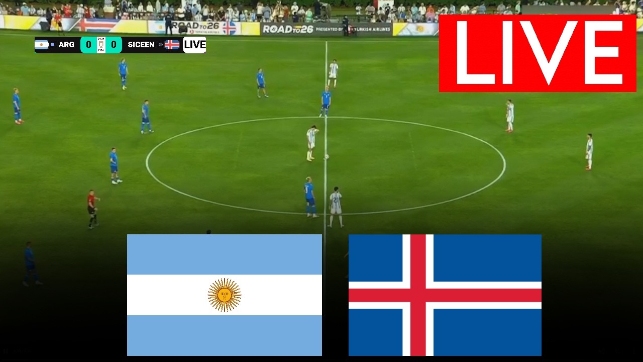 🔴LIVE | ARGENTINA VS ICELAND | INTERNATIONAL FRIENDLY MATCH 2026 | SIMULATION GAMEPLAY