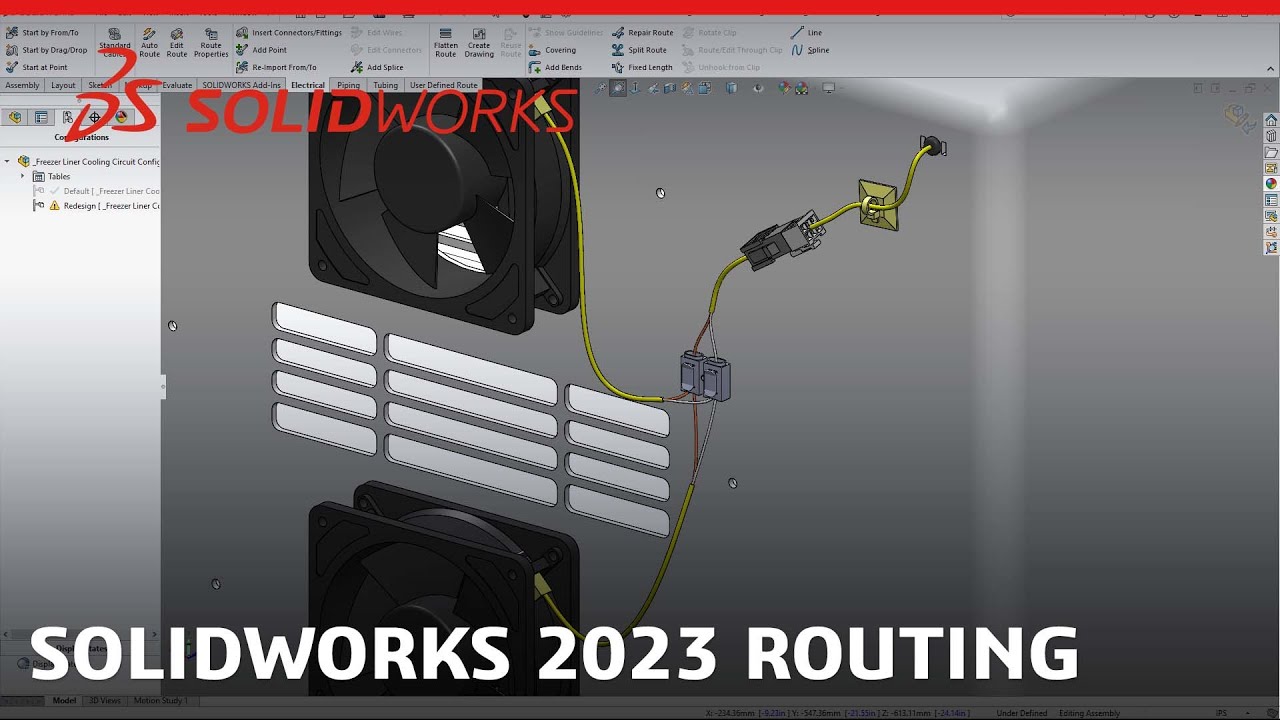 SOLIDWORKS 2023 Routing