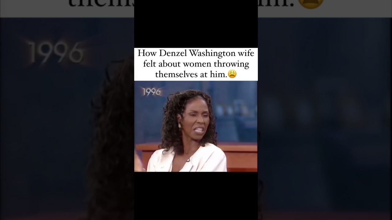 DENZEL WASHINGTON'S PROUD WIFE UNFAZED 🤍😍