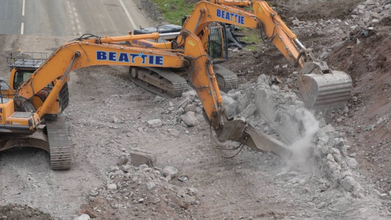 Ferrovial Lagan Boness Overbridge demolition