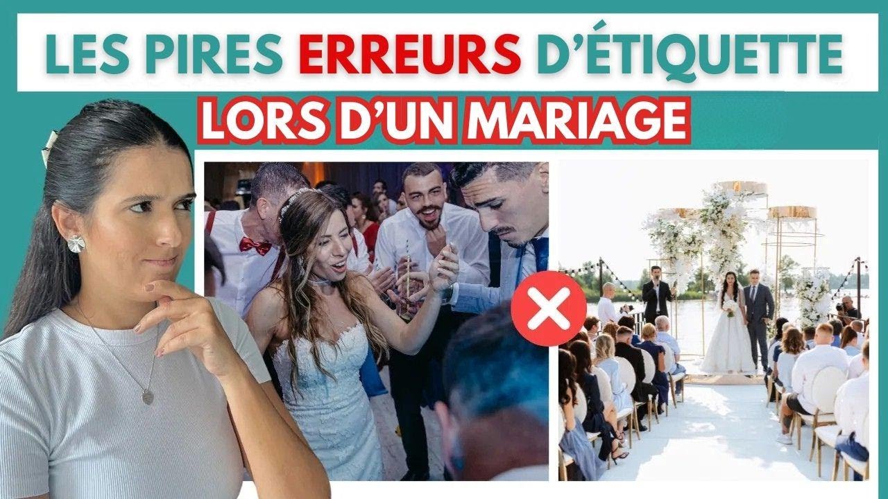 Ces erreurs d’étiquette qui risquent de te faire honte à un mariage