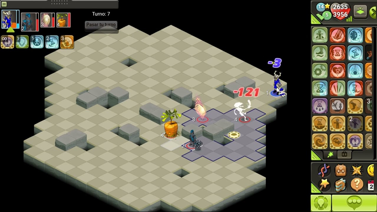 Dofus touch Xelor Inte Suerte pvp 1v1 koliseo