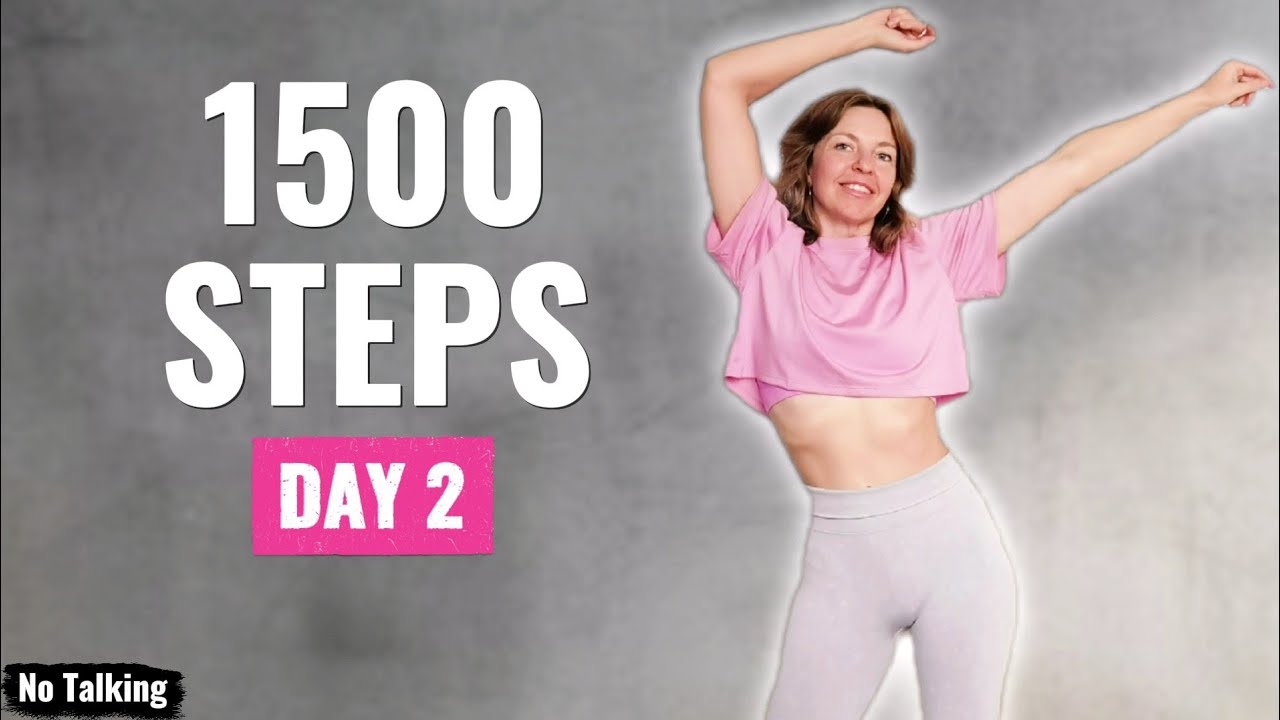 Morning Walking Workout – 1500 Steps in 12 Minutes | Gentle Joint Warm-Up, No Jumping