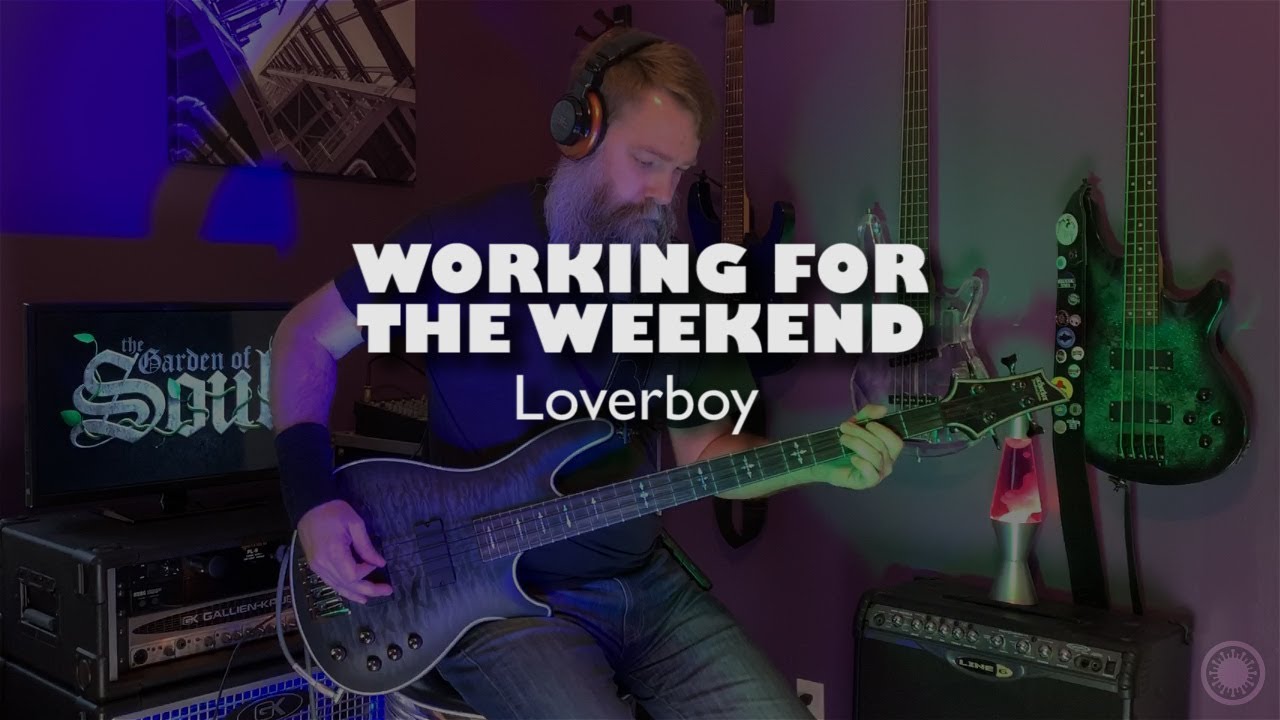 Working For The Weekend - Loverboy (bass cover & tutorial)