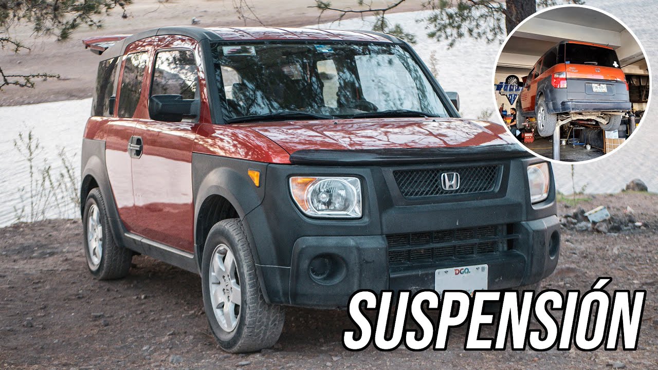 Reparamos la SUSPENSIÓN de la Honda ELEMENT - Amortiguadores, Camber-Kit, Bujes y más