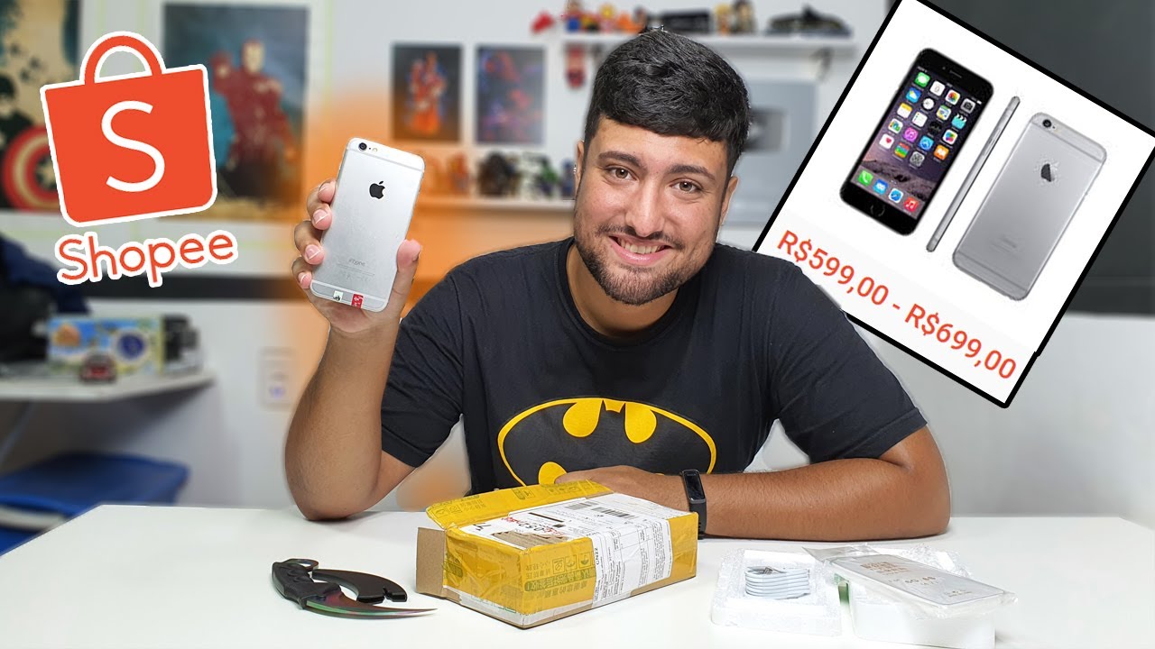 O IPHONE ORIGINAL?! DA SHOPEE!
