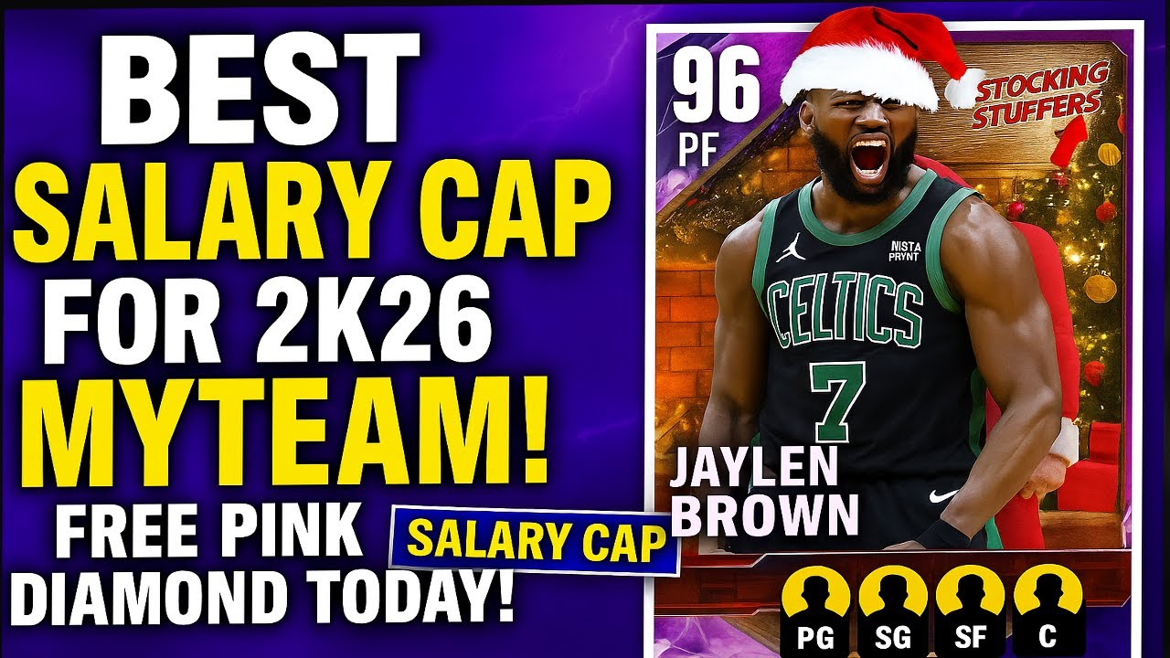 BEST SALARY CAP LINEUP FOR 2K26 MYTEAM! FREE PINK DIAMOND TODAY! NO MONEY SPENT #23