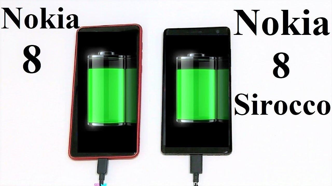 Nokia 8 Sirocco vs Nokia 8 - BATTERY DRAIN TEST