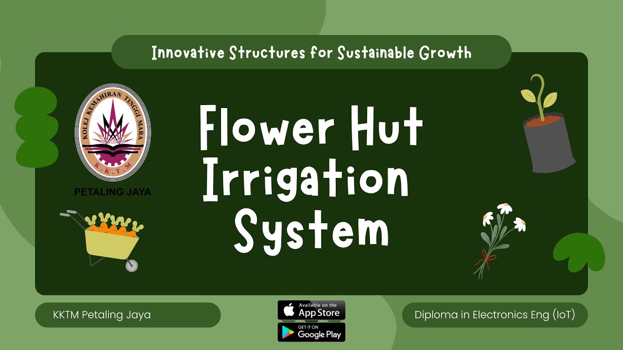 Система орошения Flower Hut #Малайзия #УмноеОрошение #FlowerHut #АвтоматизированныйПолив #IoTGarden
