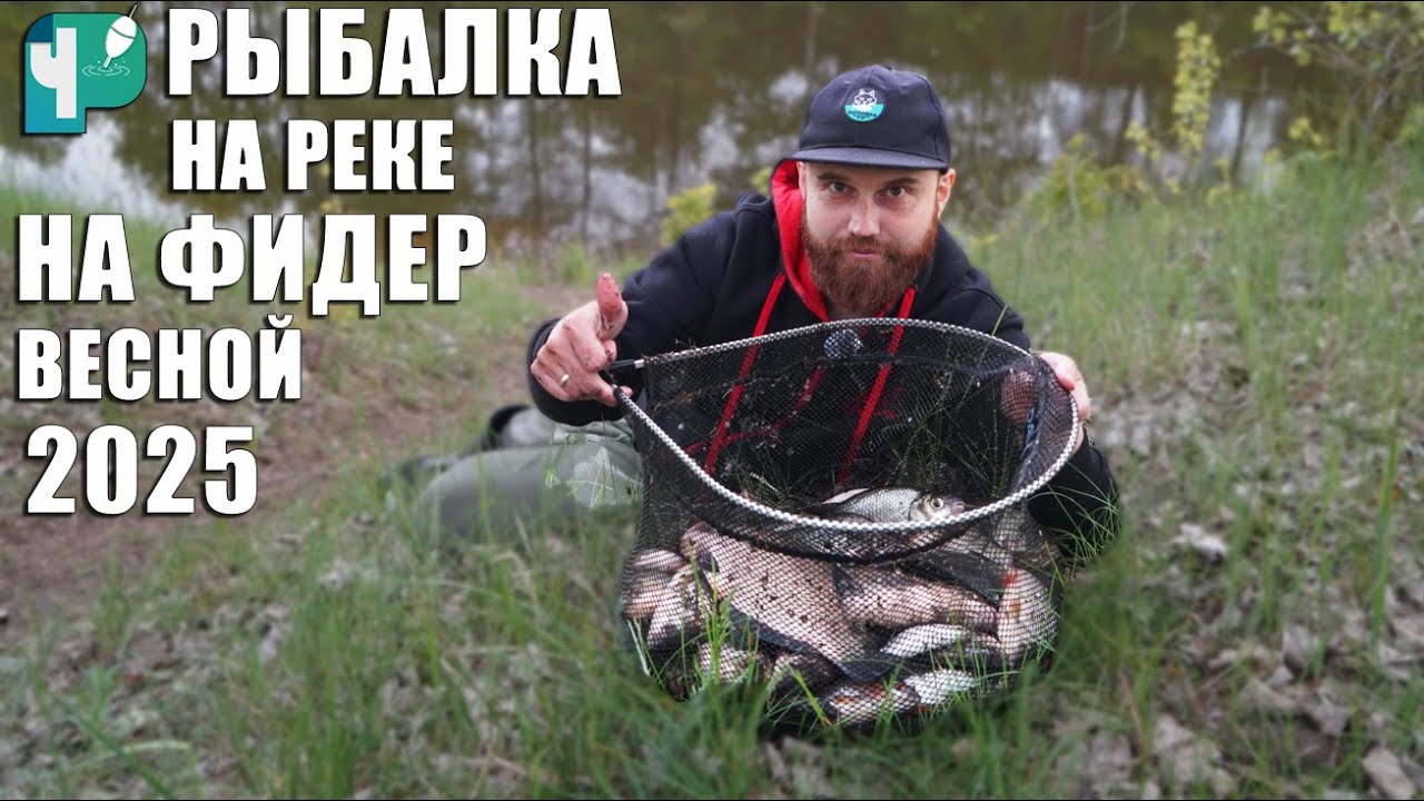 Рыбалка на реке на фидер весной 2025