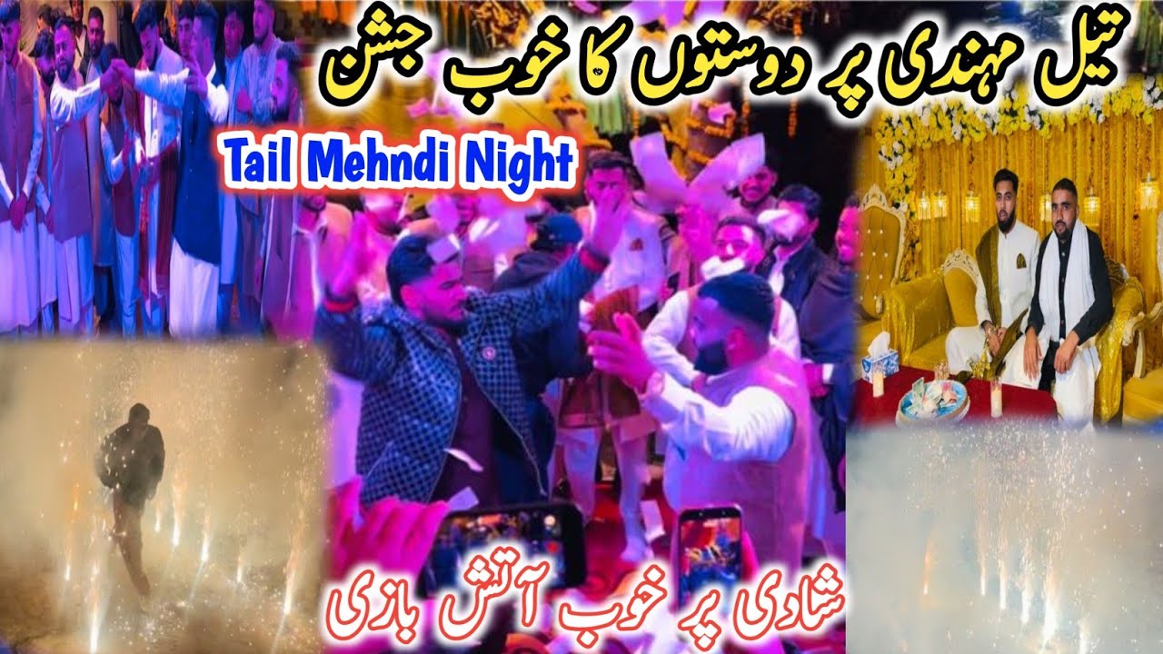 Friends celebrate Fasil bhi Tail Mehndi program |Most luxury Tail Mehndi 2026|Israr ahmed official 