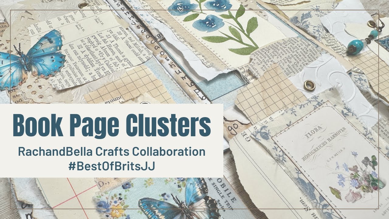 #BestofBritsJJ Junk Journal Collaboration | Large Book Page Clusters