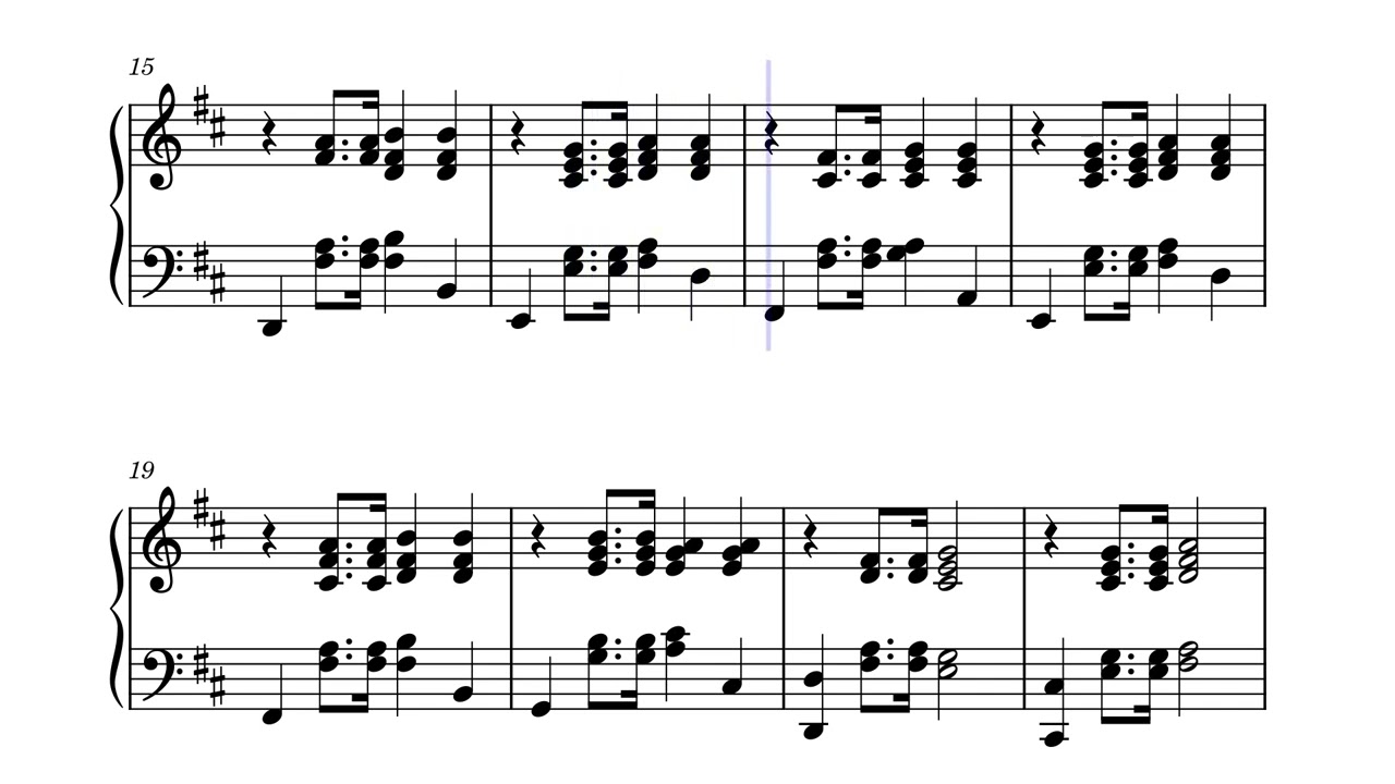 video score prelude in b minor op1 no1 lonewolfwisem