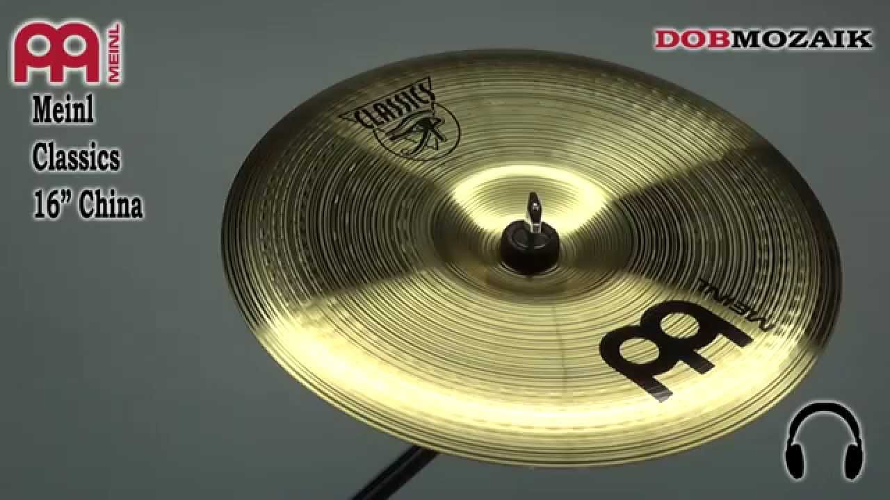 Meinl Cymbal Sound Test / Classics 16