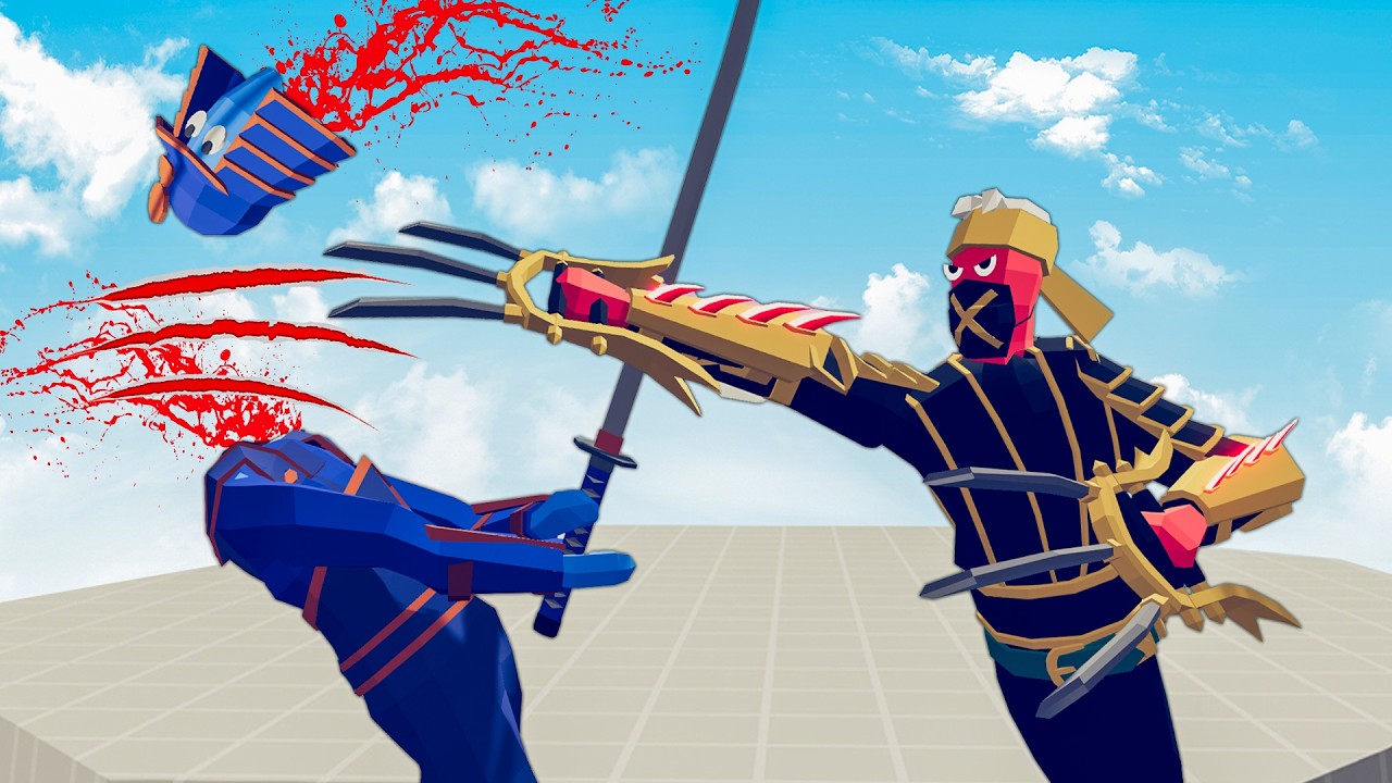NINJA MASTER vs EVERY UNIT | Totally Accurate Battle Simulator-TABS