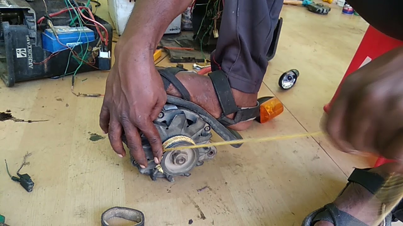 Indica car alternator/dynamo work check method