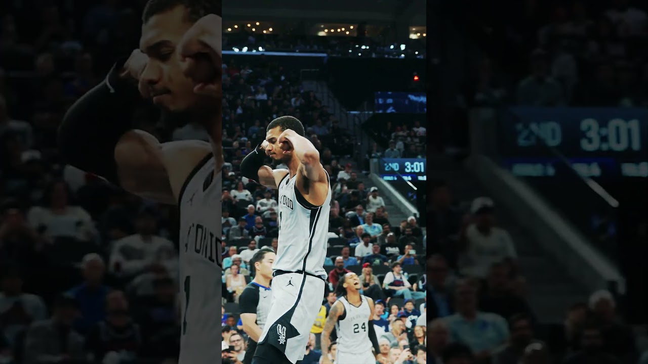 Покажи им всем, Уэмби! 💪 📺KENS5 & Peacock #nba #spurs #victorwembanyama