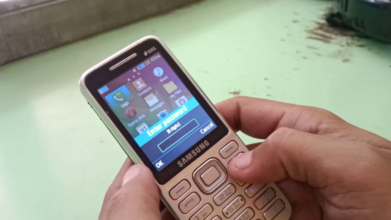 Samsung b360e keypad mobile privacy lock