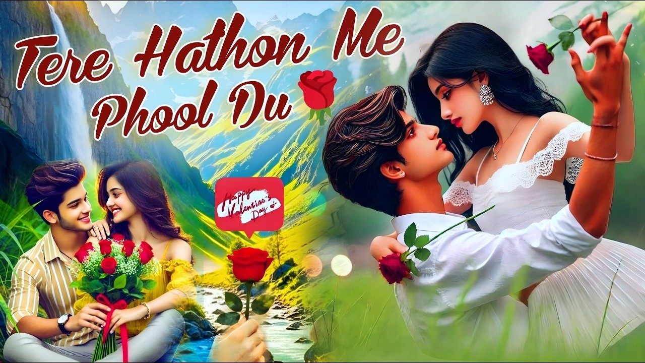#viral  Tere Hathon Me Phool Dun 🌹 | Valentine’s Day Special Romantic Song 2026 ❤️ | Love Melody