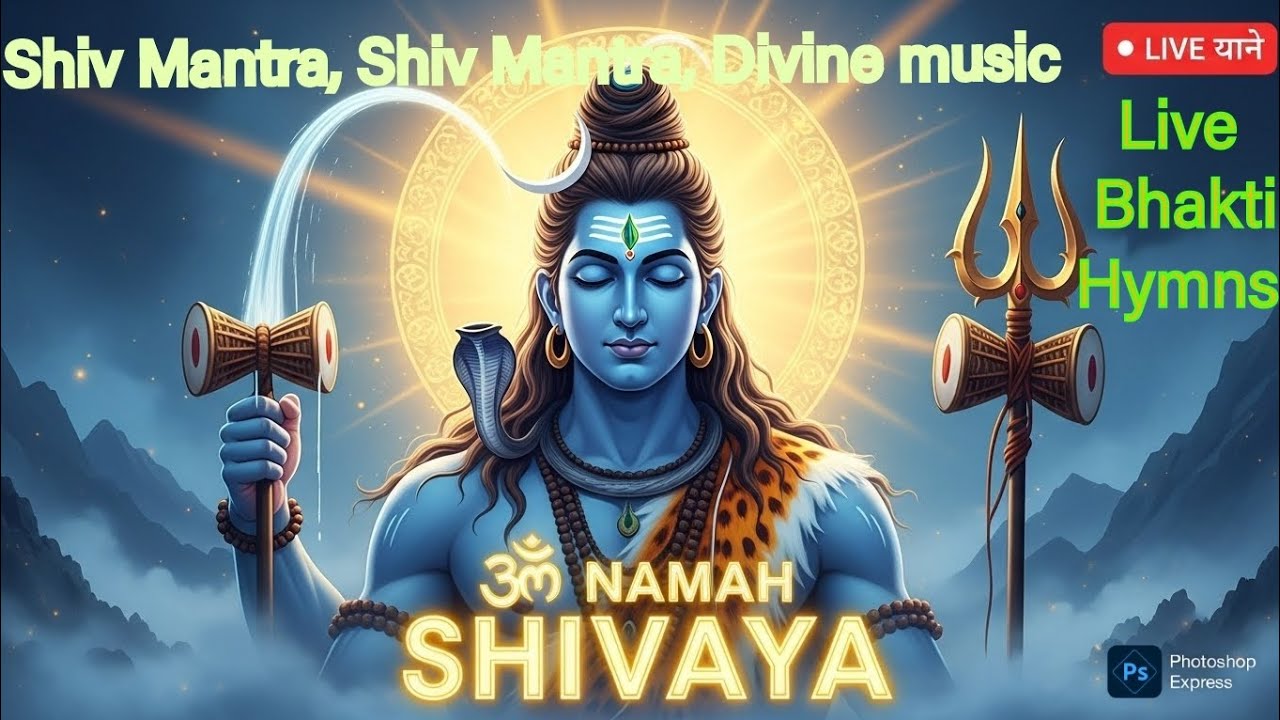 Shiv Bhajan Live 🔴 | Om Namah Shivaya Mantra | Live Bhakti Hymns | Mahadev Devotional