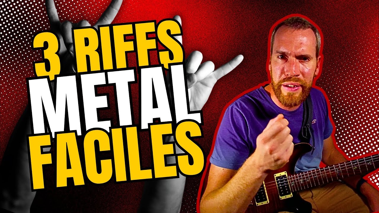 Des RIFFs METAL simples pour Débutants ! (Sans les Hits trop connus)