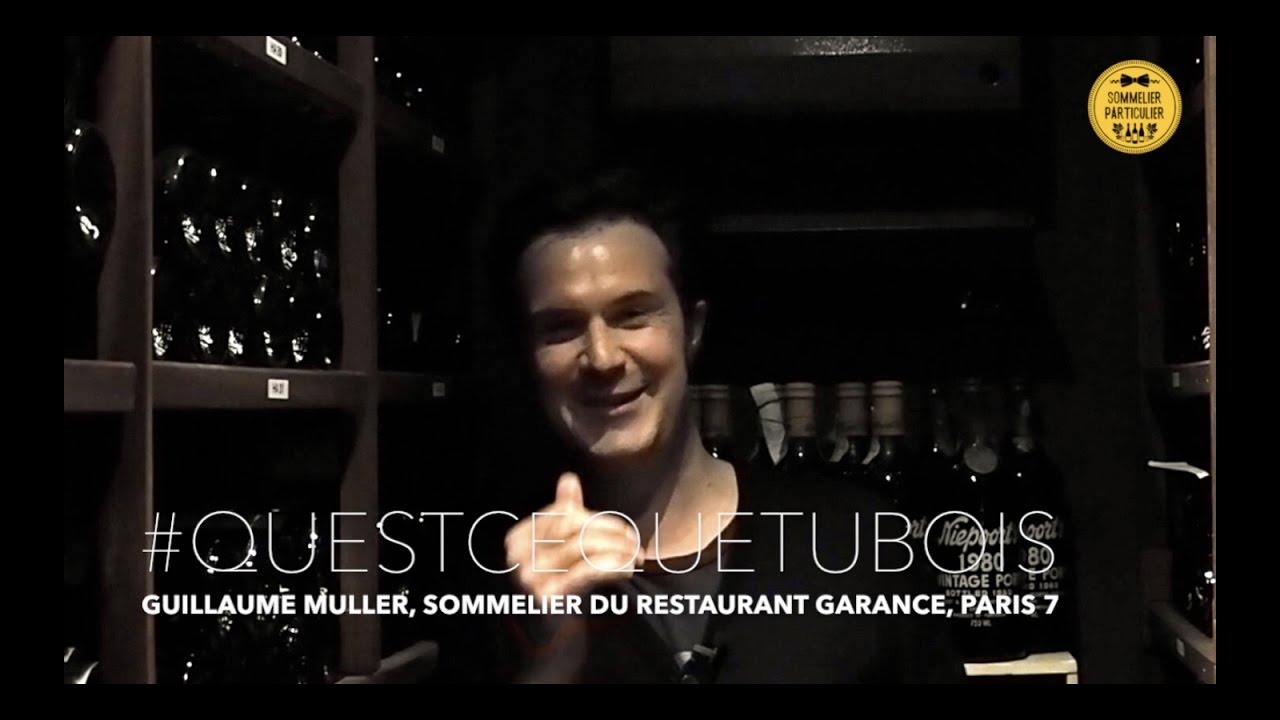 QU'EST CE QUE TU BOIS : Guillaume Muller, sommelier du restaurant Garance à Paris