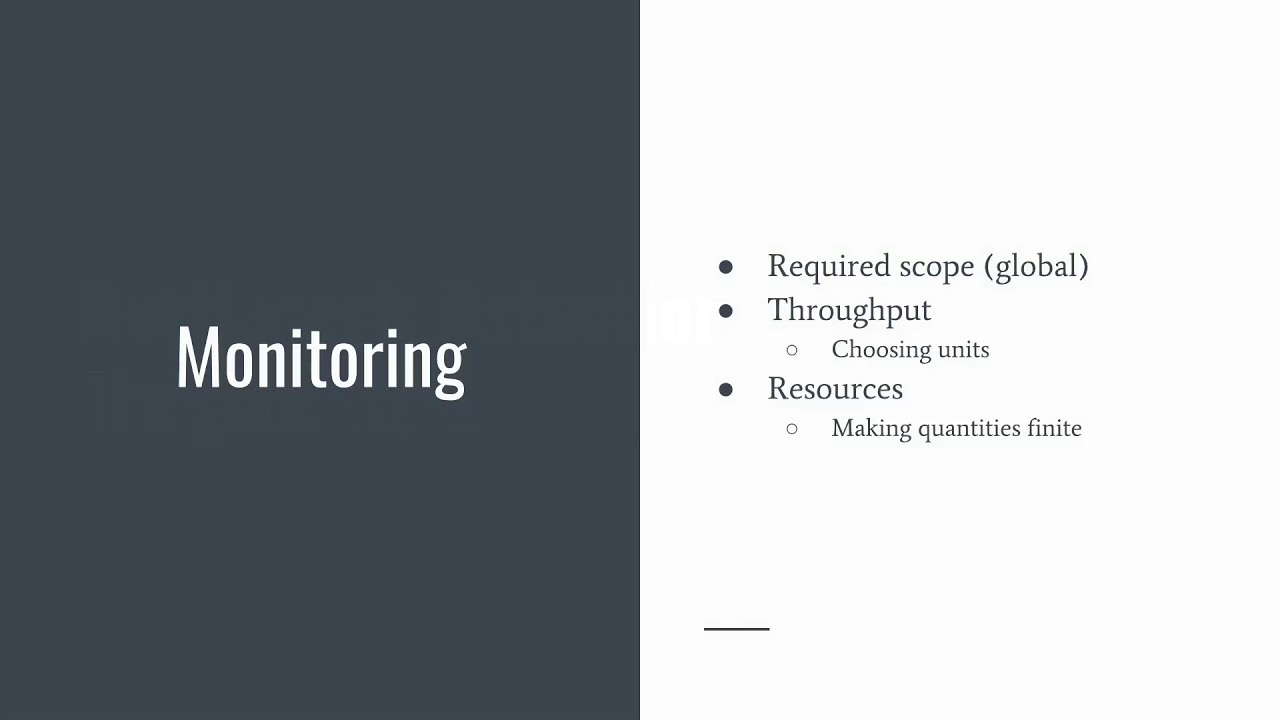 A Quantitative Approach to Bottleneck Detection