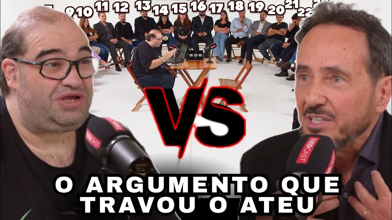 1 ateu VS 32 crist&atilde;os. O melhor momento do debate contra Sergio Sacani.