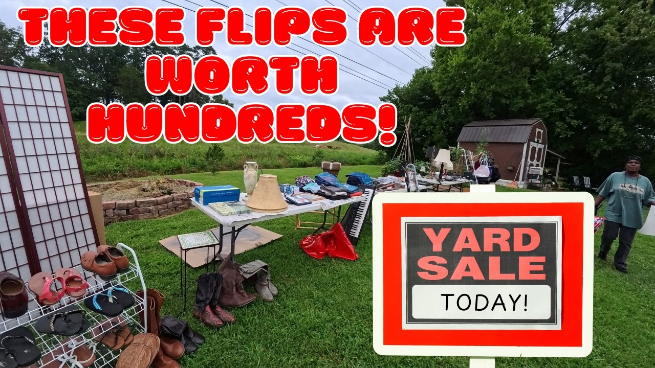 This is THE BEST Yard Sale I’ve Been to This Year!! Scoring $500+ Worth of Boots & Shoes for CHEAP!